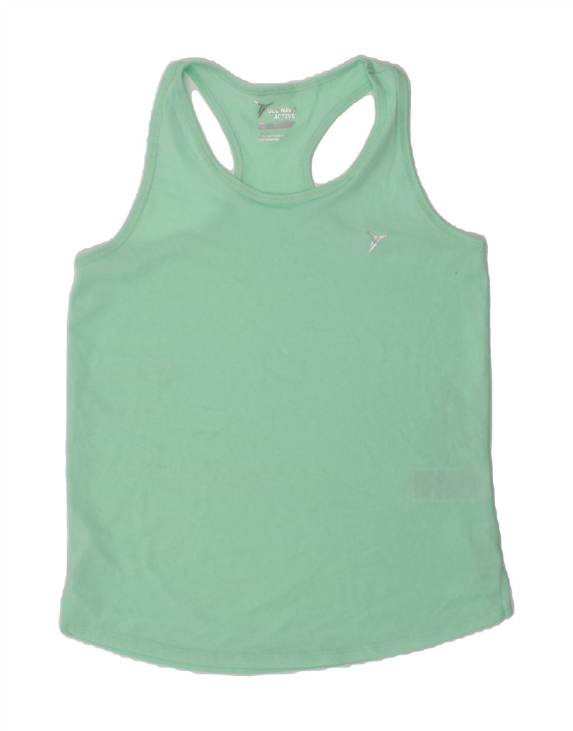 OLD NAVY Girls Vest Top 10-11 Years Large  Green Polyester Sports | Vintage Old Navy | Thrift | Second-Hand Old Navy | Used Clothing | Messina Hembry 