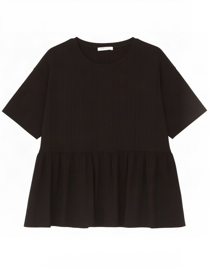 Zara Womens Trafaluc Blouse Top UK 16 Large Black
