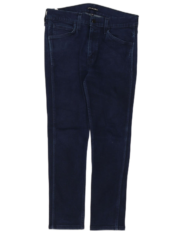 Levi's Womens Slim Jeans W32 L26 Navy Blue Cotton