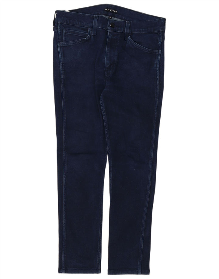 Levi's Womens Slim Jeans W32 L26 Navy Blue Cotton