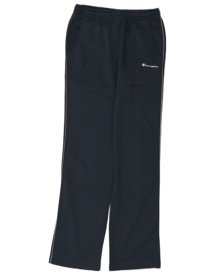 Champion Mens Tracksuit Trousers Small Navy Blue Polyester