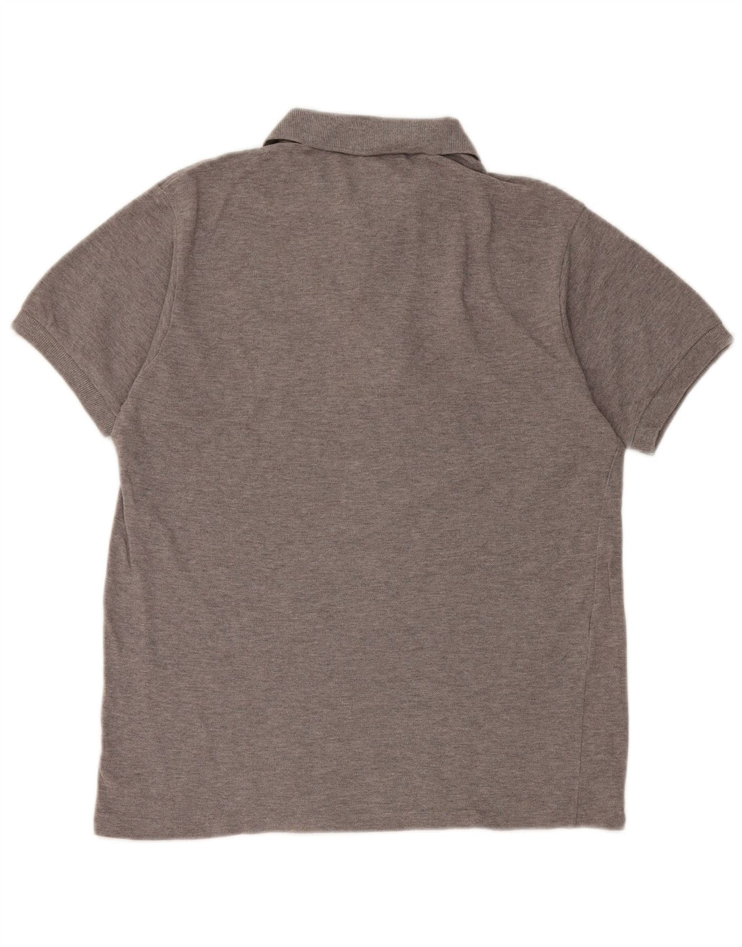 Lacoste Mens Polo Shirt Size 3 Small Grey Cotton