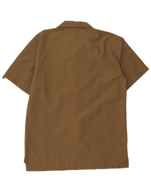 Killer Loop Mens Short Sleeve Shirt Large Khaki Floral