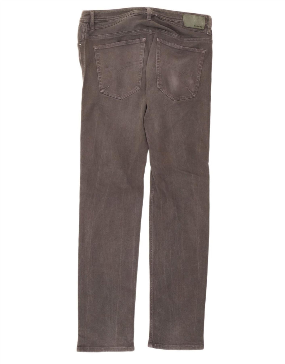 Diesel Mens Slim Jeans W36 L34 Grey Cotton