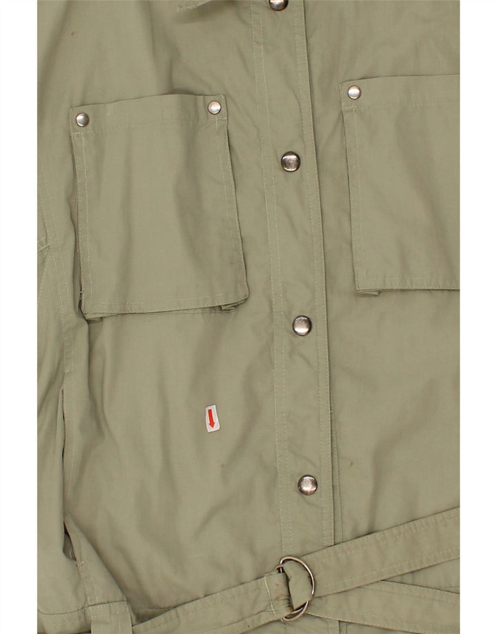MAJESTIC Womens Utility Jacket IT 40 Small Green Polyester Vintage Majestic and Second-Hand Majestic from Messina Hembry 