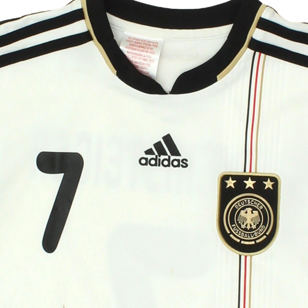 Germany 2010 Adidas Bastian Schweinsteiger Boys Home Shirt | Kids Sportswear VTG Vintage Messina Hembry and Second-Hand Messina Hembry from Messina Hembry 