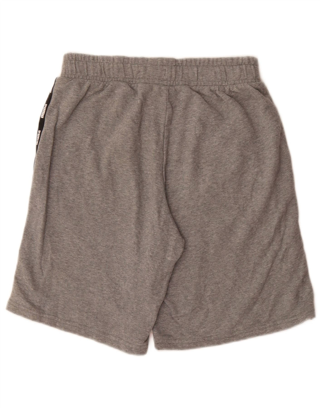 PUMA Mens Graphic Sport Shorts Small  Grey Cotton