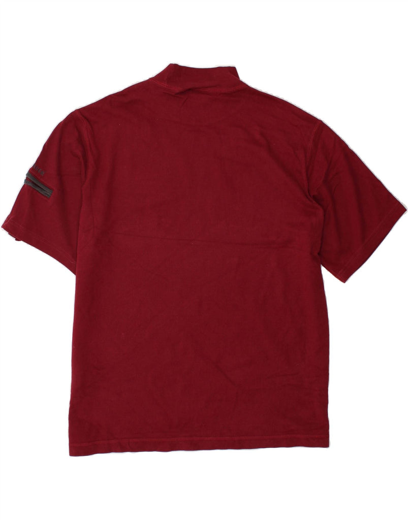 EDDIE BAUER Mens T-Shirt Top Large Maroon Cotton | Vintage Eddie Bauer | Thrift | Second-Hand Eddie Bauer | Used Clothing | Messina Hembry 