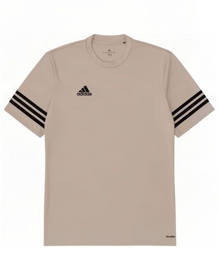 Adidas Mens Climalite T-Shirt Top Medium White Polyester