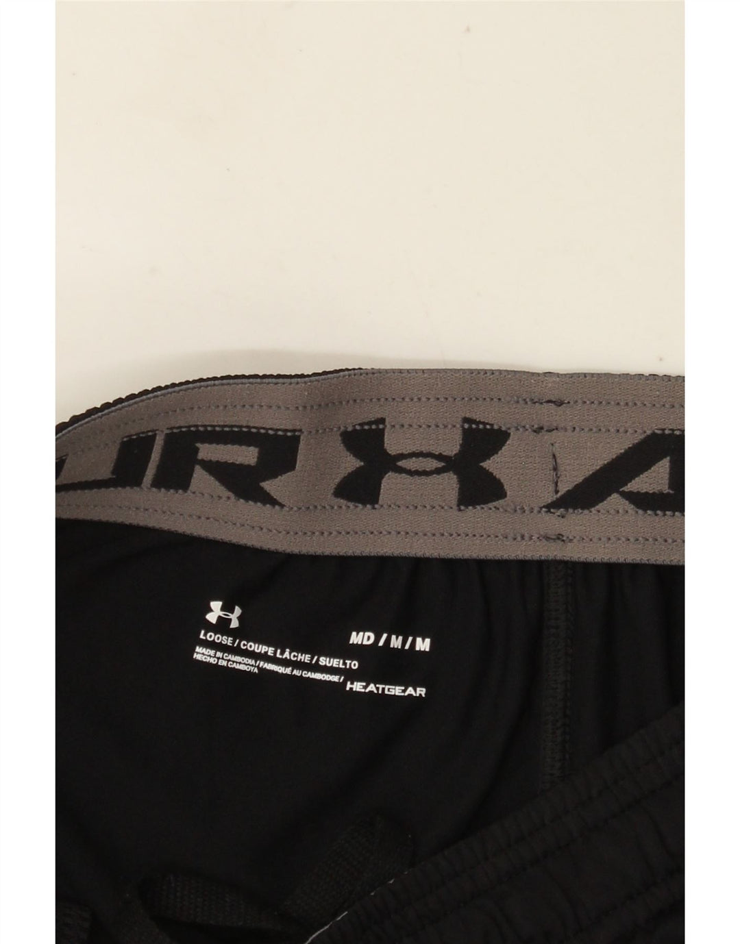 UNDER ARMOUR Mens Heat Gear Sport Shorts Medium  Black