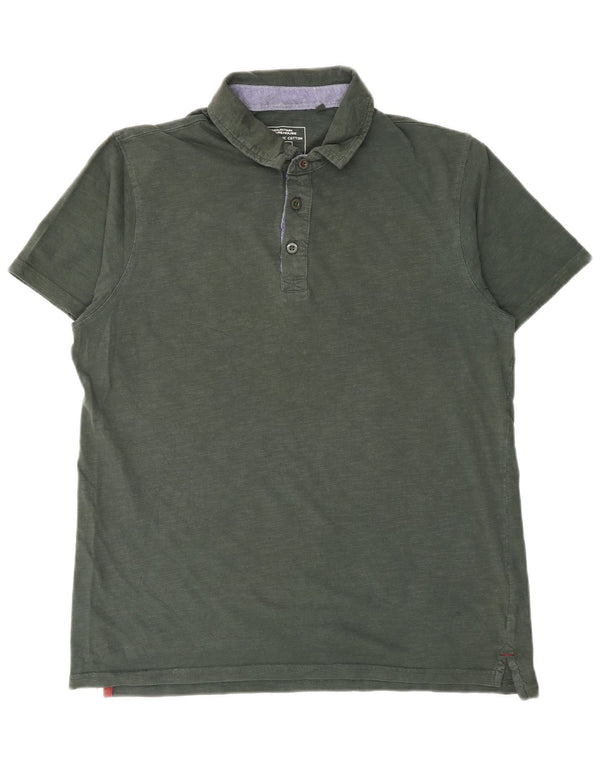 Mountain Warehouse Mens Polo Shirt Medium Khaki Cotton