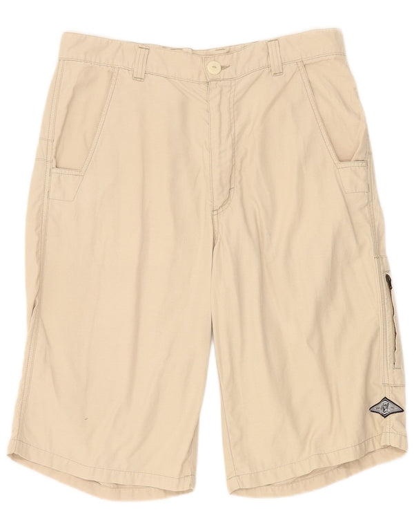 Bear Mens Cargo Shorts W33 Medium  Beige