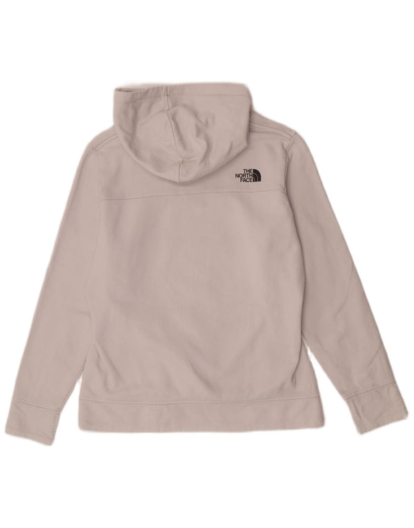 The North Face Womens Graphic Hoodie Jumper UK 16 Large White Cotton