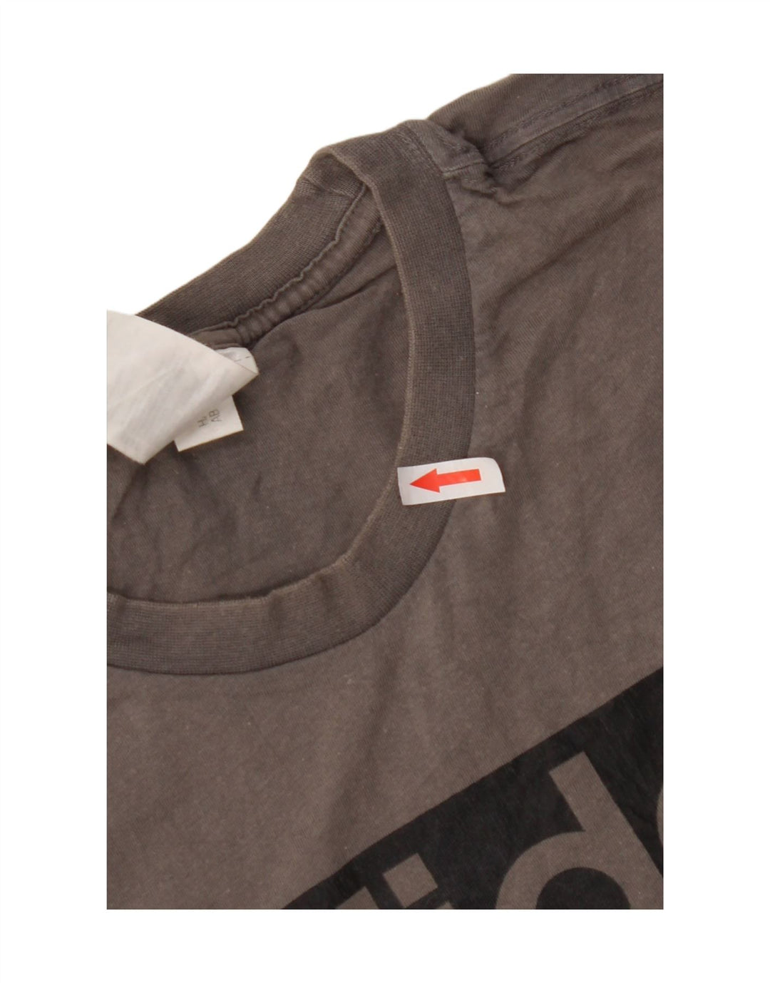 Adidas Mens Graphic T-Shirt Top Medium Grey Cotton