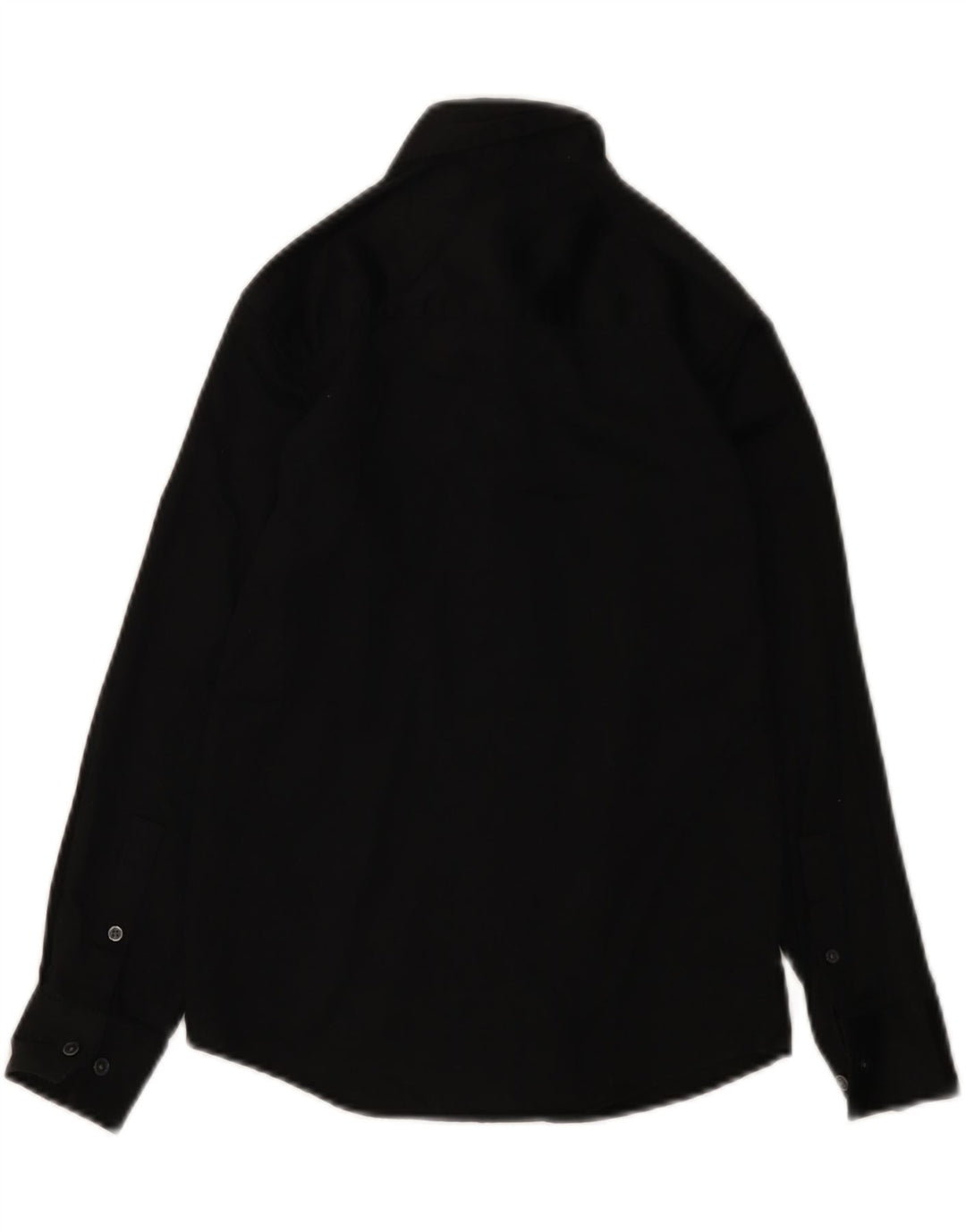 CALVIN KLEIN Boys Shirt 7-8 Years Black Cotton