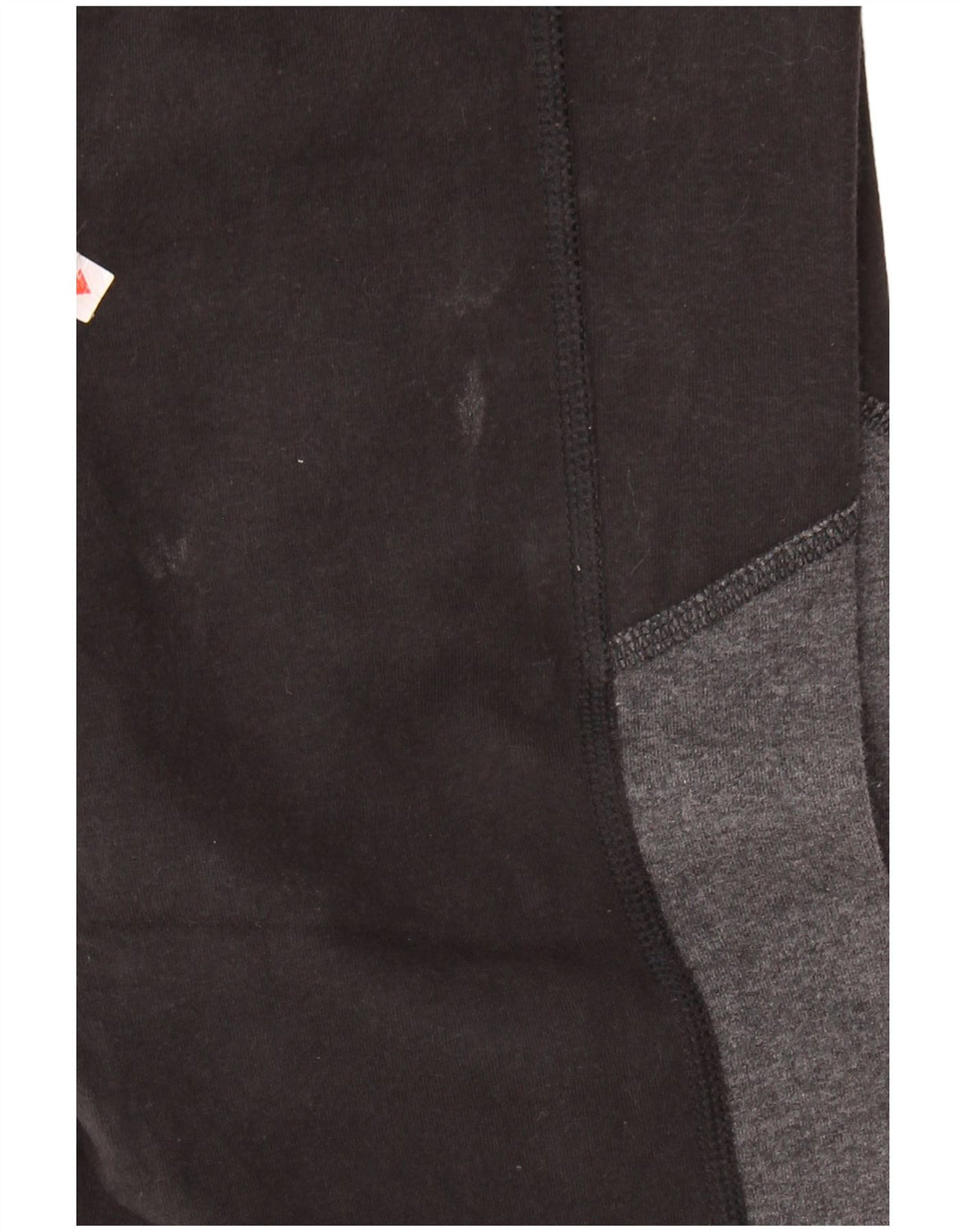 REEBOK Womens Leggings UK 10 Small Black Colourblock Cotton