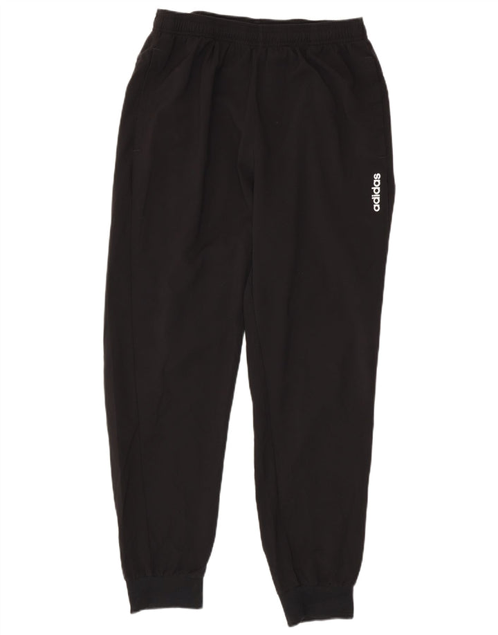 Adidas Mens Tracksuit Trousers Joggers Large Black Polyester