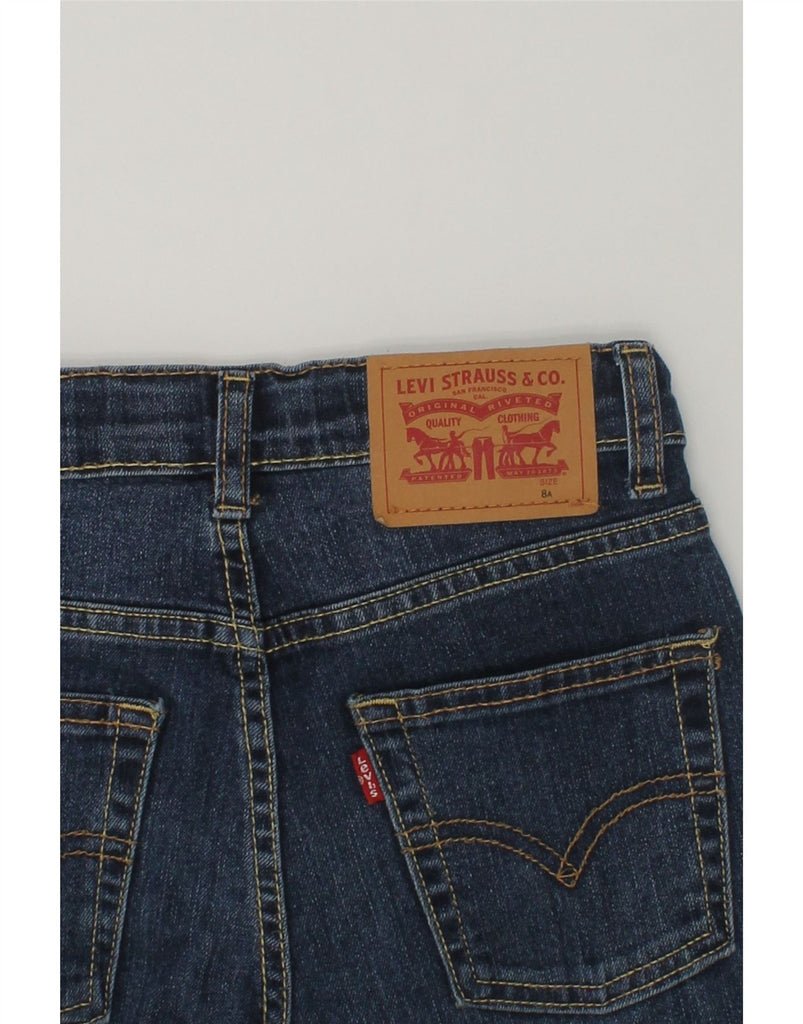 LEVI'S Boys 511 Slim Jeans 7-8 Years W24 L22  Navy Blue Cotton | Vintage Levi's | Thrift | Second-Hand Levi's | Used Clothing | Messina Hembry 