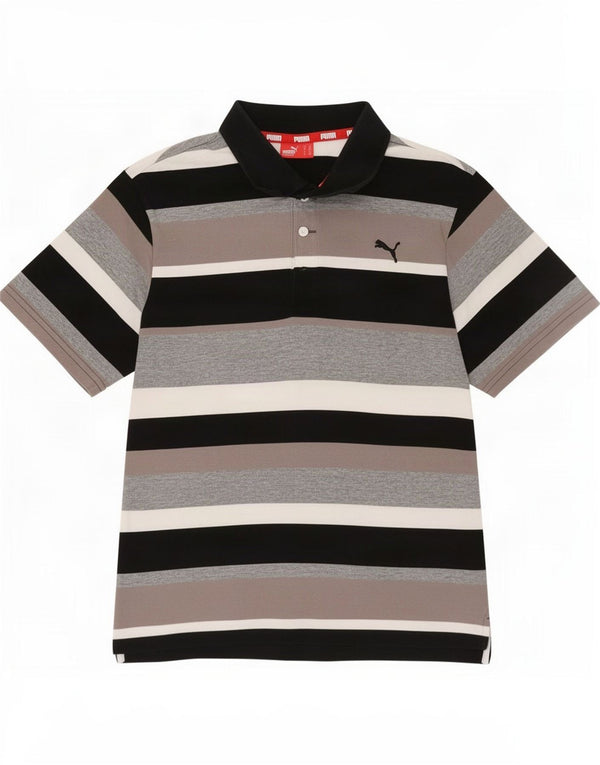 Puma Boys Polo Shirt 13-14 Years Multicoloured Striped
