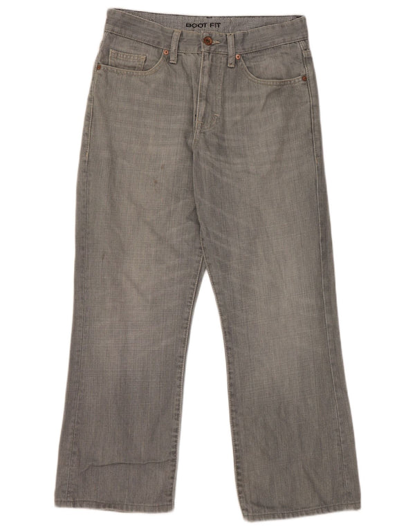 Marks & Spencer Mens Bootcut Jeans W30 L26 Grey Cotton