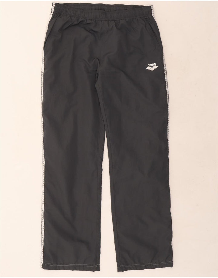 Arena Mens Graphic Tracksuit Trousers Large Grey Polyester