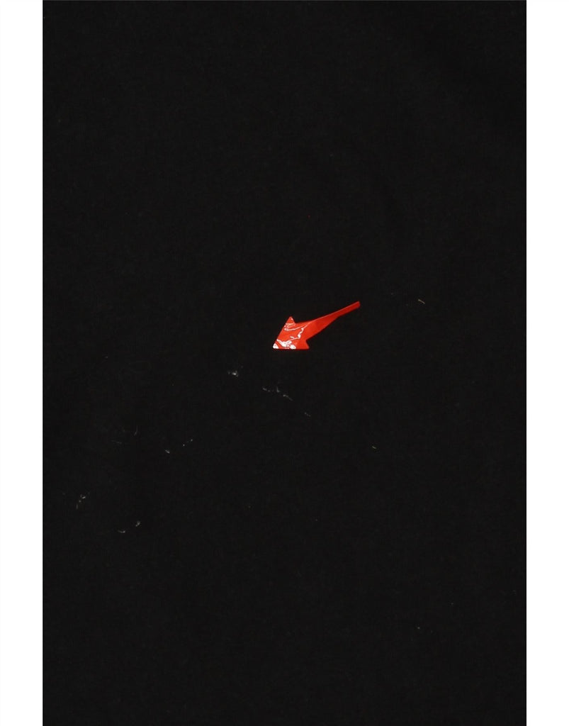 ADIDAS Womens Graphic T-Shirt Top UK 16/18 Large Black Cotton Vintage Adidas and Second-Hand Adidas from Messina Hembry 