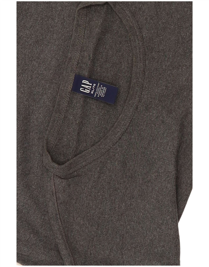 Gap Mens T-Shirt Top XL Grey Cotton