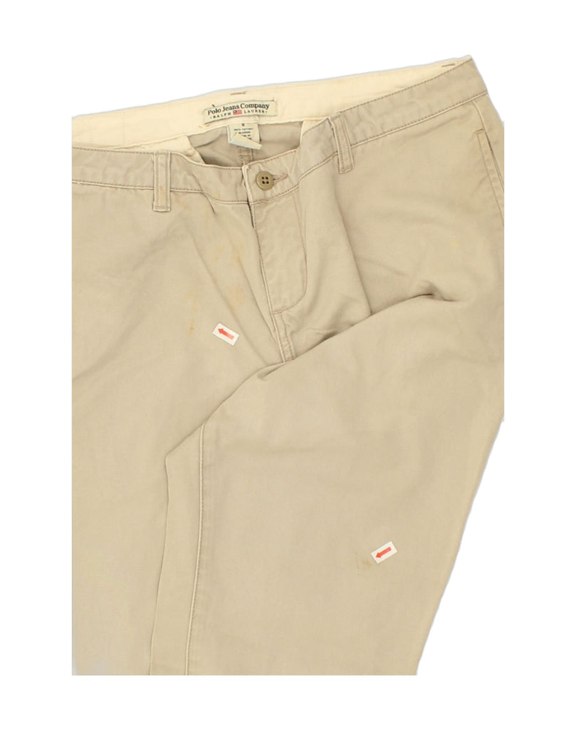 POLO RALPH LAUREN Womens Bootcut Chino Trousers US  8 Medium W30 L32 Beige | Vintage Polo Ralph Lauren | Thrift | Second-Hand Polo Ralph Lauren | Used Clothing | Messina Hembry 