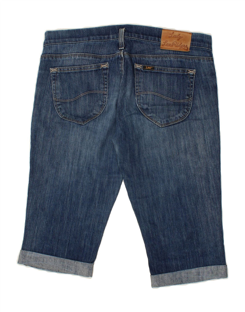 LEE Womens Lynn Denim Shorts W31 Medium  Blue Cotton Vintage Lee and Second-Hand Lee from Messina Hembry 