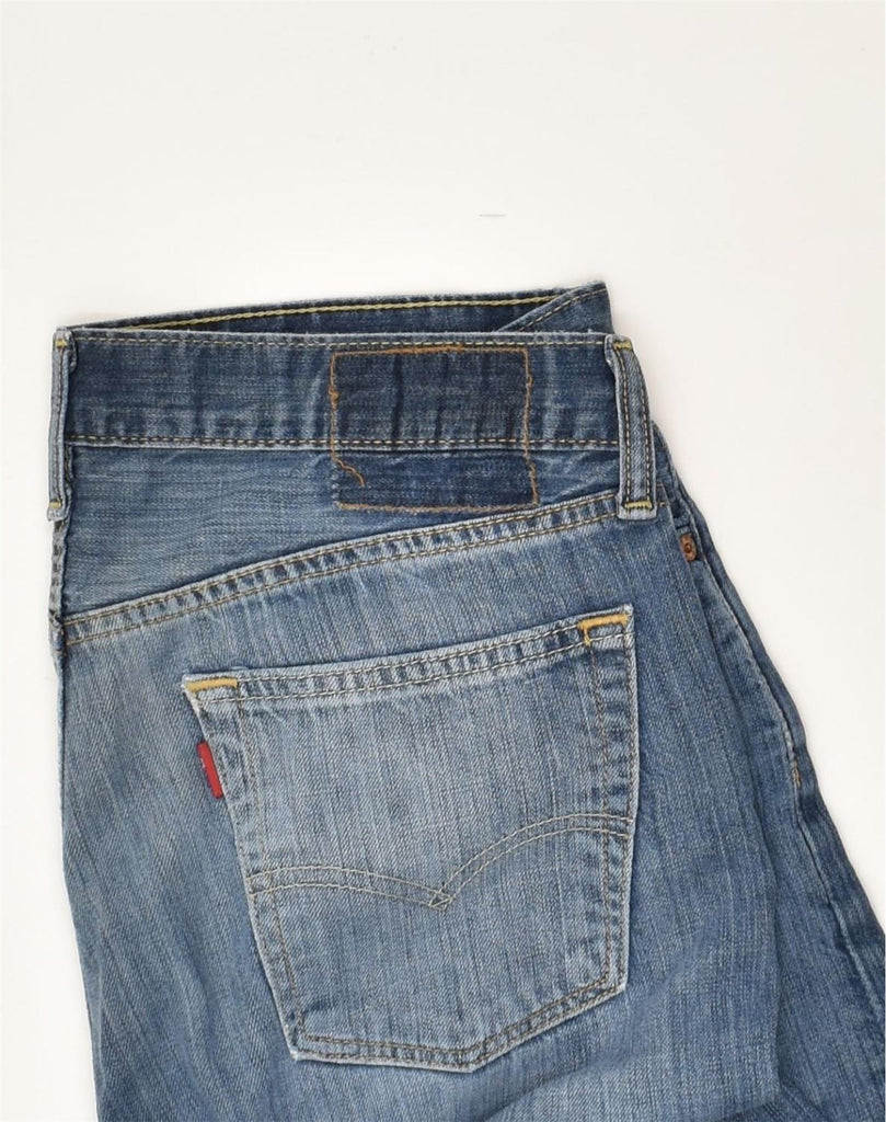 LEVI'S Mens Straight Jeans W34 L32 Blue Cotton | Vintage Levi's | Thrift | Second-Hand Levi's | Used Clothing | Messina Hembry 