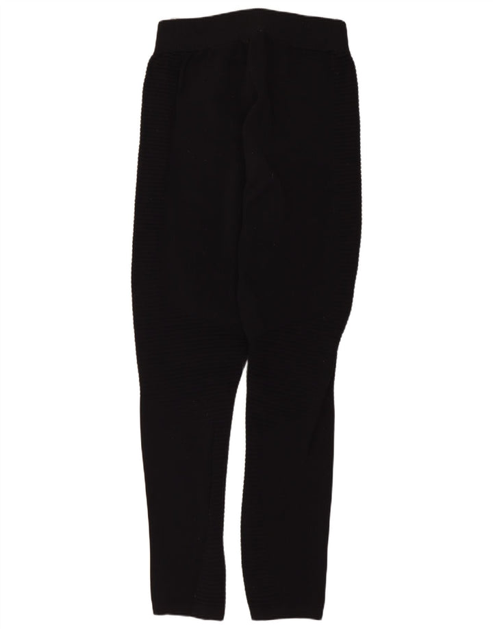 Puma Mens Tracksuit Trousers Small Black Nylon