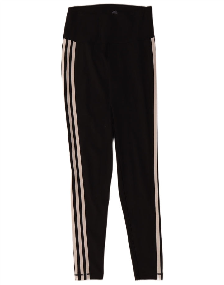 Adidas Womens Leggings UK 12/14 Medium Black