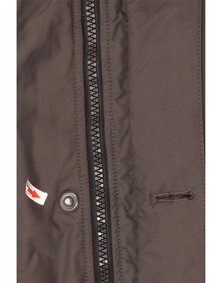 Refrigiwear Mens Bomber Jacket UK 44 2XL Grey Colourblock Nylon