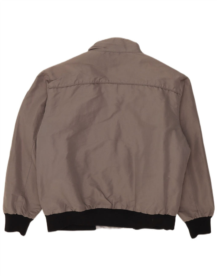 North Sails Mens Bomber Jacket UK 44 2XL Grey Colourblock Polyester