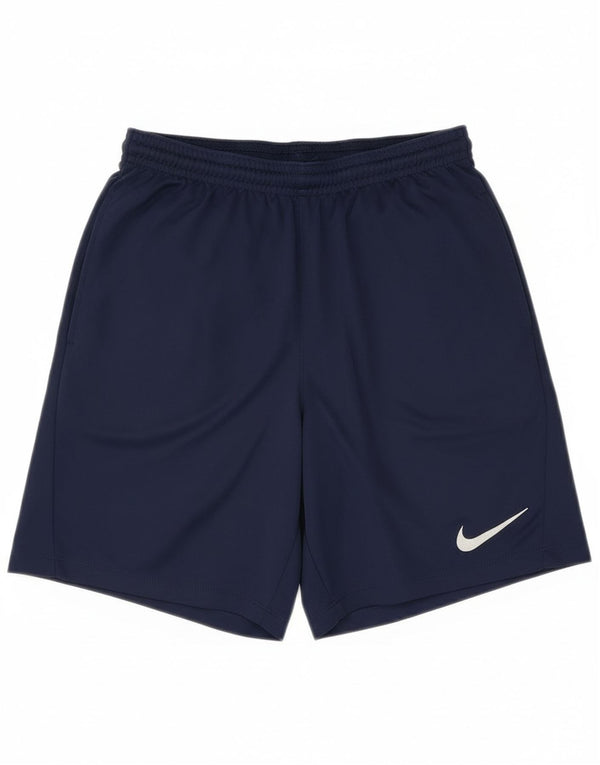 Nike Mens Dri Fit Slim Fit Sport Shorts Small  Navy Blue Polyester