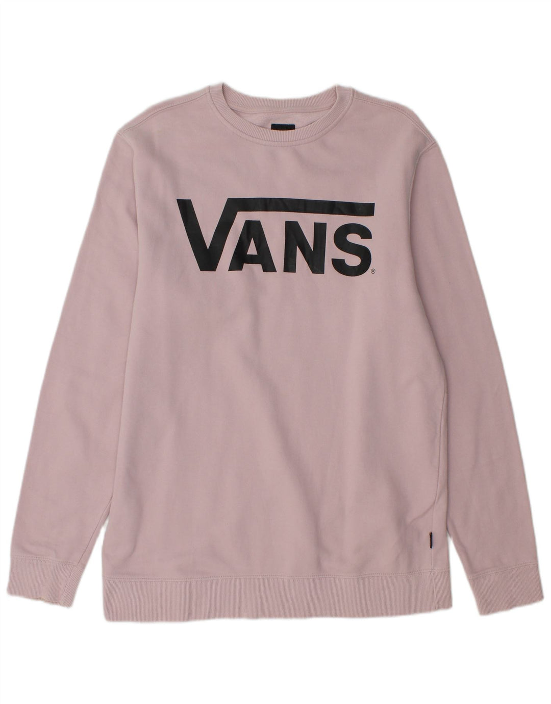 VANS Mens Graphic Sweatshirt Jumper Medium Purple Cotton