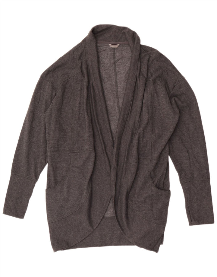 Eddie Bauer Womens Oversized Longline Open Cardigan Sweater UK 18 XL Grey