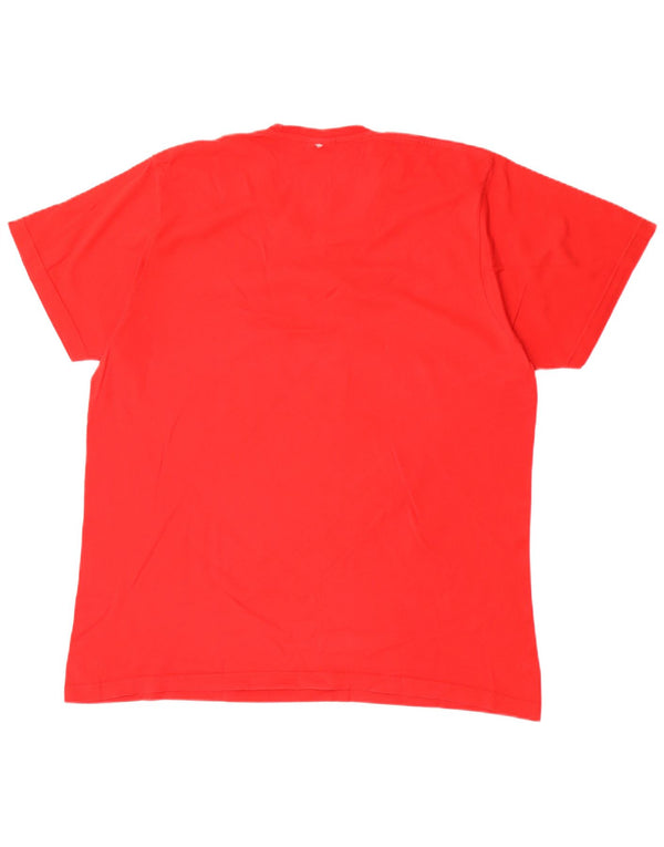 Adidas Mens FC Bayern Munchen Graphic T-Shirt Top Large Red