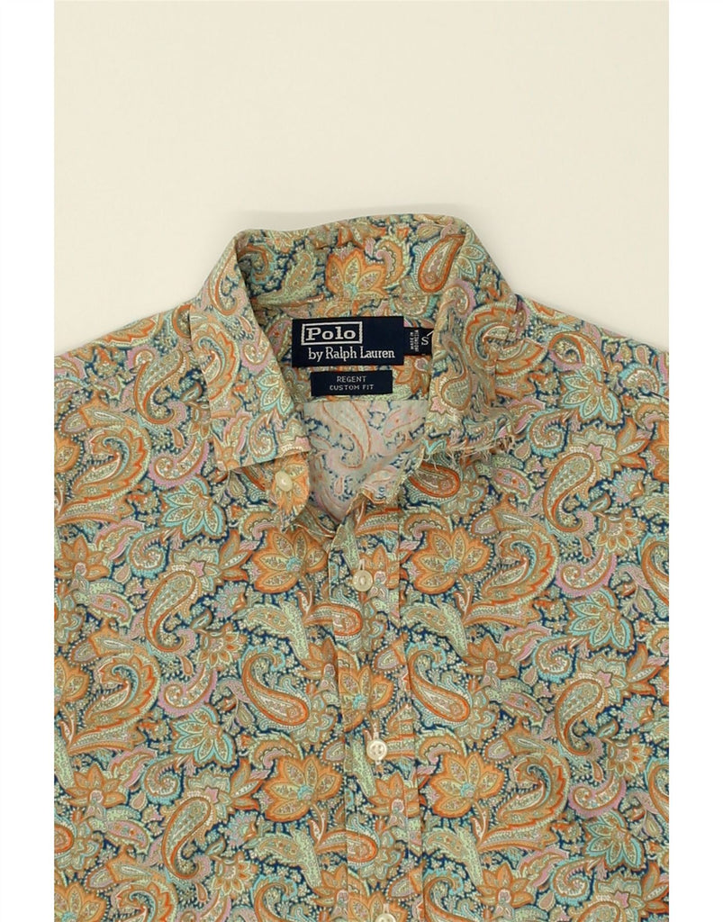 POLO RALPH LAUREN Mens Regent Custom Fit Shirt Small Multicoloured Paisley | Vintage Polo Ralph Lauren | Thrift | Second-Hand Polo Ralph Lauren | Used Clothing | Messina Hembry 