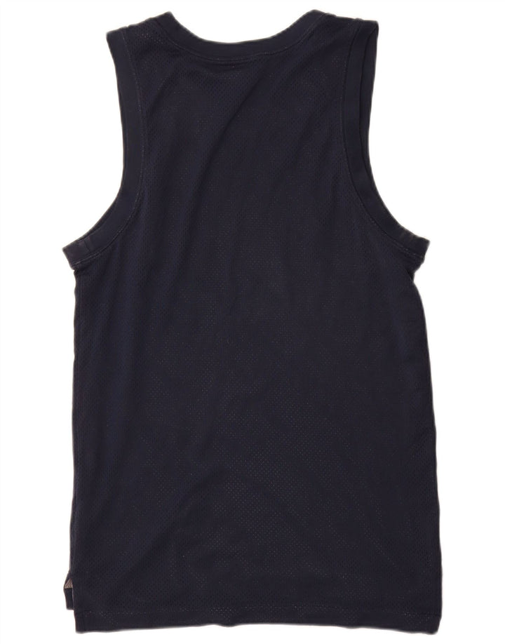 Nike Mens Graphic Vest Top Small Navy Blue Polyester