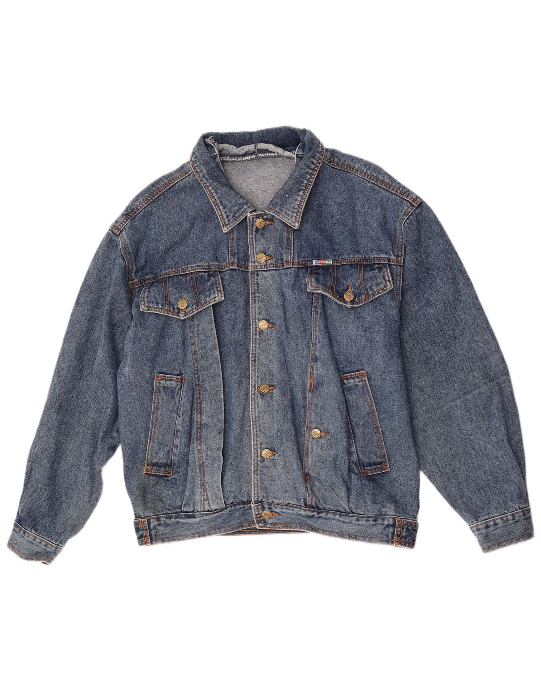 MONTANA Mens Denim Jacket UK 40 Large Blue