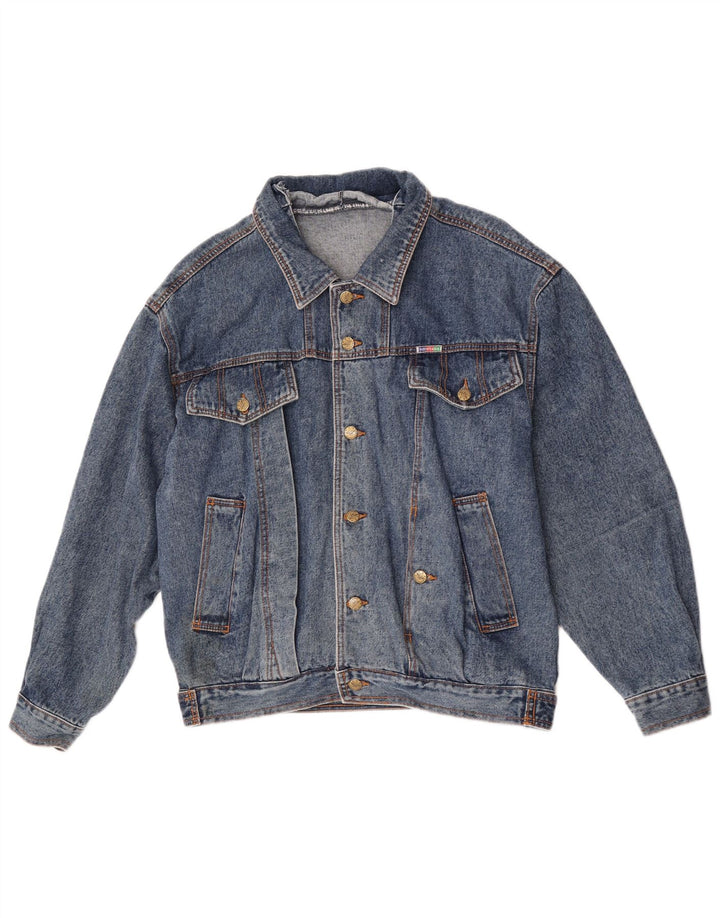 MONTANA Mens Denim Jacket UK 40 Large Blue