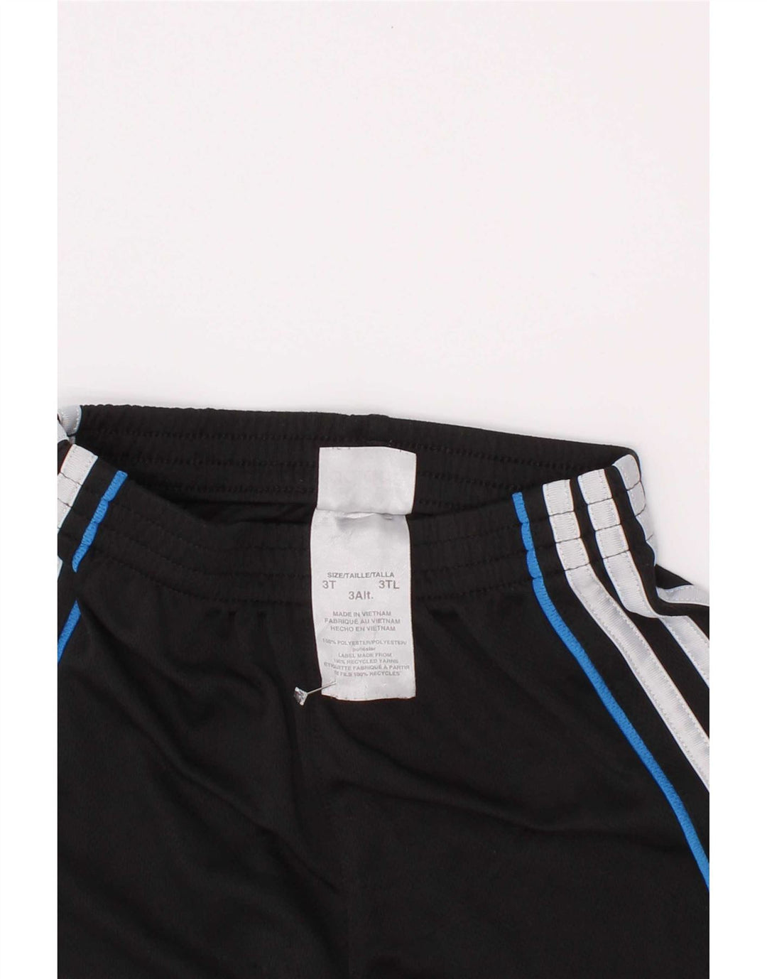 Adidas Boys Sport Shorts 2-3 Years Black Colourblock Polyester