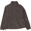 COLUMBIA Womens Oversized Fleece Jacket UK 18 XL Grey Polyester