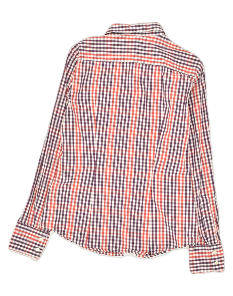 UNITED COLORS OF BENETTON Womens Shirt UK 12 Medium Multicoloured Gingham | Vintage United Colors of Benetton | Thrift | Second-Hand United Colors of Benetton | Used Clothing | Messina Hembry 