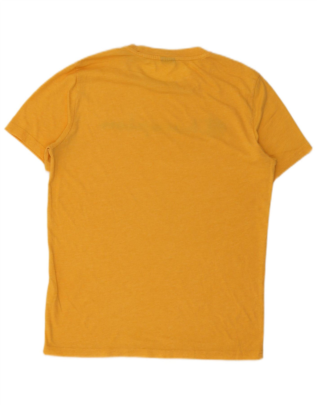 Champion Mens Graphic T-Shirt Top Small Yellow