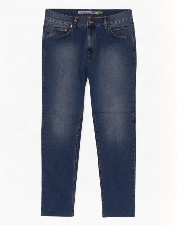 Carrera Mens 700 Straight Jeans W34 L30 Blue Cotton