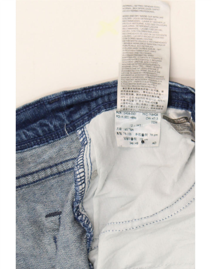 LEVI'S Womens Denim Shorts W31 Medium Navy Blue Cotton Vintage Levi's and Second-Hand Levi's from Messina Hembry 