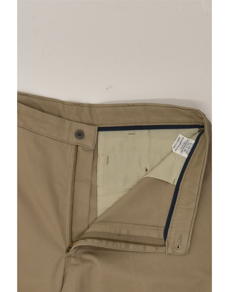 LEE Mens Straight Chino Trousers W36 L27 Brown Cotton | Vintage Lee | Thrift | Second-Hand Lee | Used Clothing | Messina Hembry 