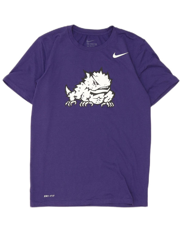Nike Mens Dri Fit Graphic T-Shirt Top Small Purple